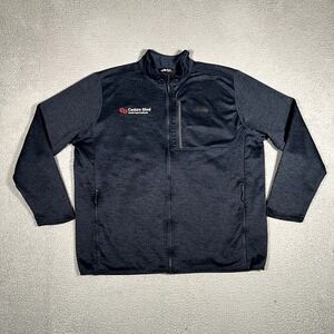 The North‎ Face Sweater Mens XXL Blue Full Zip Outdoor Pullover Casual Preppy